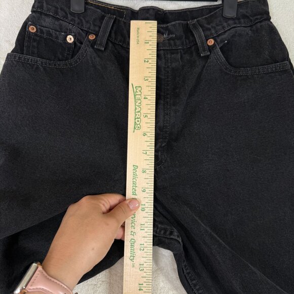 Vintage Levi's Size 10 Regular 550 Relaxed Fit 100% Cotton Authentic Red Tab - Picture 3 of 11